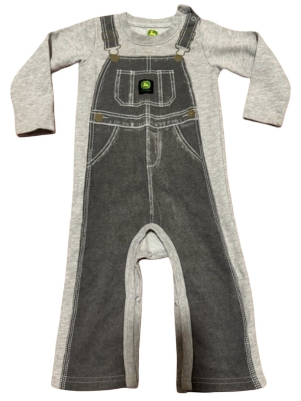 John Deere Baby Boys one Piece Jumpsuit 12-18m